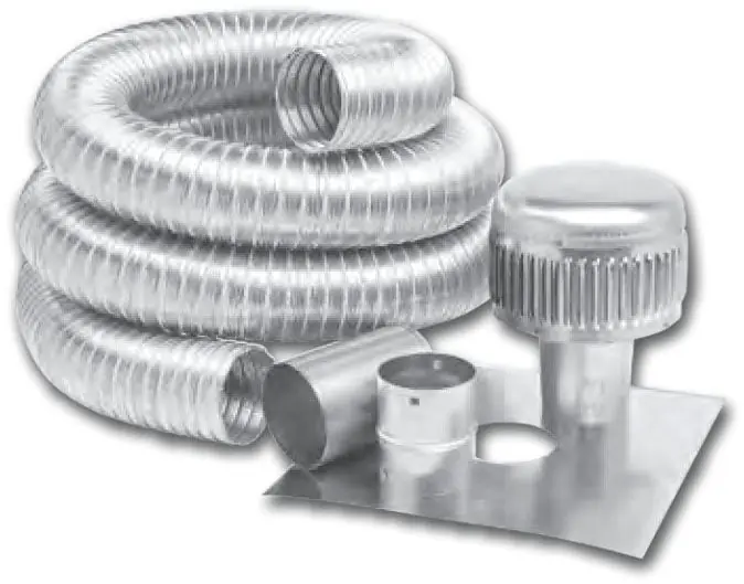 Metal-Fab MLKE0635 Gas Vent Liner Kit 6 in