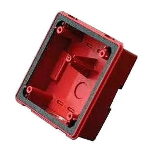 Eaton WPBB-R Wheelock Weatherproof Backbox Surface Mount Red WH-109014