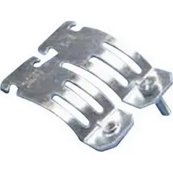 SPS Approved Vendor RIGD0150EG Electrogalvanized Steel Rigid Single Piece Heavy-Duty Strut Clamp 1-1/2 inch IPS x 12 ga