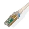 SIEMON ZM6A-03-06 Copper, Patch Cord, RJ45, Category 6A, UTP, T568A/B, Stranded, CM, Blue Cable, Clear Boot, 3 Feet