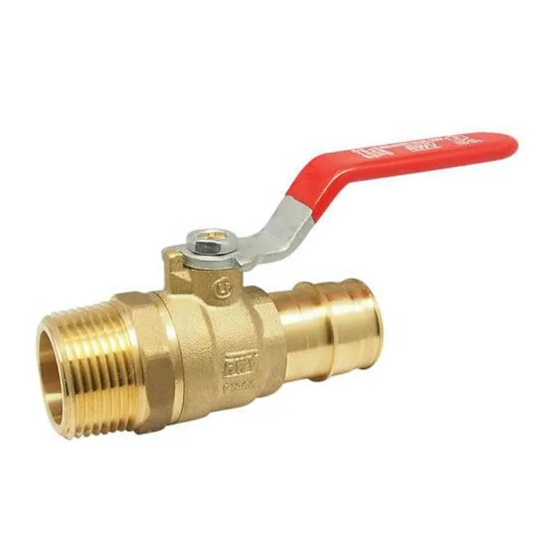Red-White Valve 5018AB 3/4 in. Brass Full Port F1960 x MNPT 400# Ball Valve