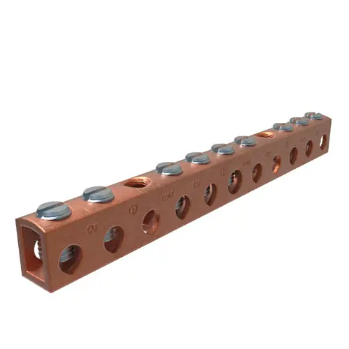 ECM Industries D167-8 ILSCO NEUT 8CKT TAP BAR