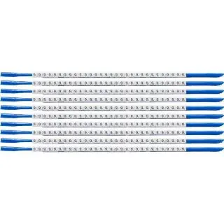 Brady SCN07-9 BRA ClipSleeve Wire Marker 18 AWG 9 Pack of 300 Each