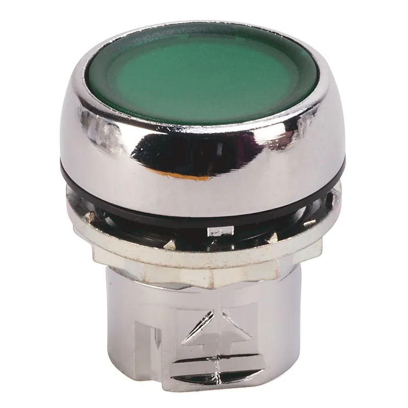 Rockwell Automation 800FM-LF7 800F Momentary Push Button - Metal, Illuminated, Flush, Clear Standard Pack