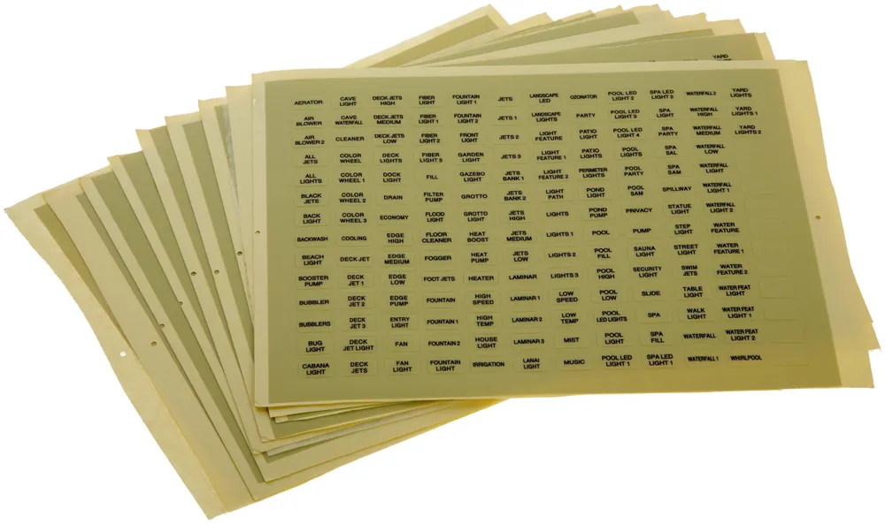 Pentaur 520283 IntelliTouch Label Set - 10 Count