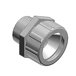 THOMAS & BETTS 2523 Liquidtight Strain Relief Cord Connector 1/2 Straight Cord Range 0.450 to 0.560