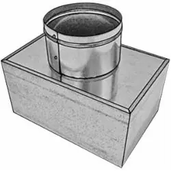 Gray Metal South 10X6X6-113IN4 Insulated Box with Side Hole