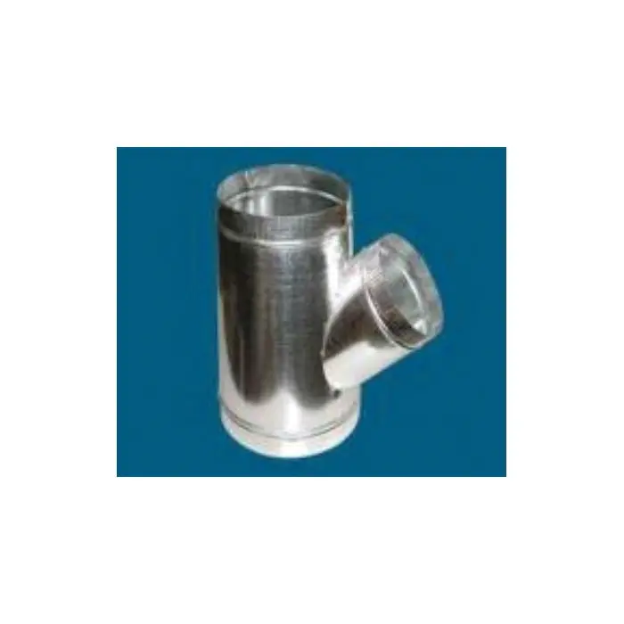 M&M 80012106 Round Lateral Wye, 12 x 10 x 6 in, 28 ga