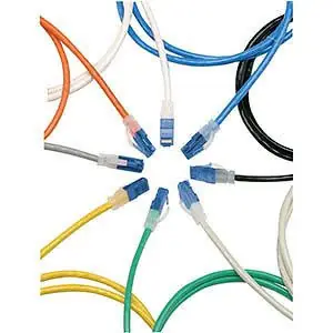Allen Tel AT1515EV-WH Cat 5e Copper Patch Cable Snagless Boots 15 ft. White