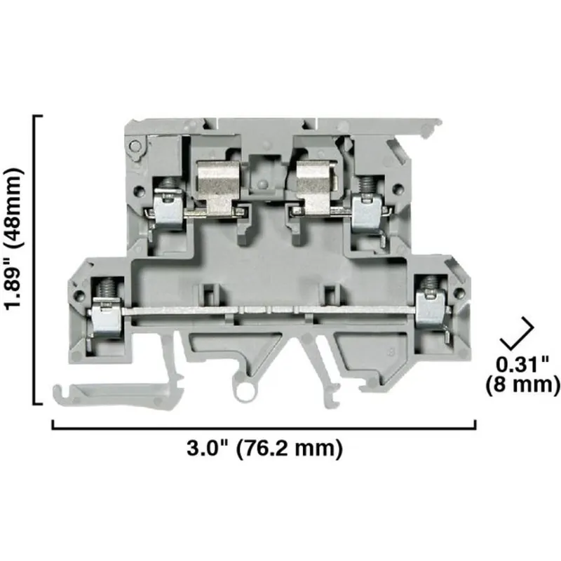 Rockwell Automation 1492-JD3FB120 Terminal Block 60-150V AC DC