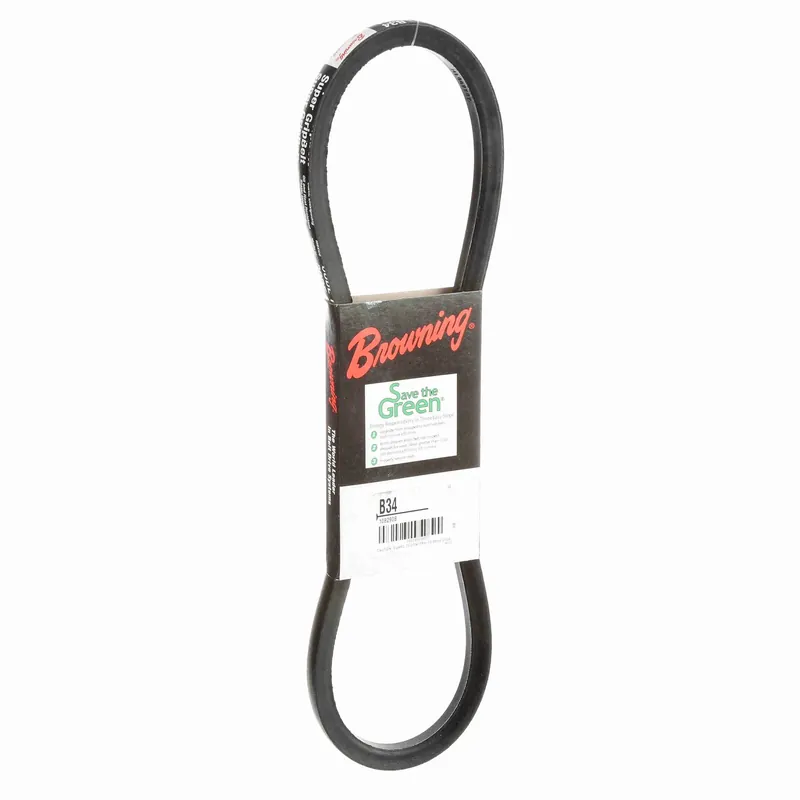 Browning 1082908 B34 Gripbelt Standard V-Belt 37 Inches Length Replacement B34
