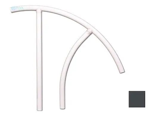 SAFTRON TRTD-130-GG Saftron Triton Series Return to Deck Mounted Handrail