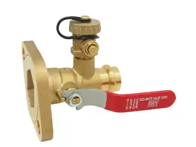 Red-White Valve Corp 2422F 1 Press Pump Flng Ball W/DRAIN HV