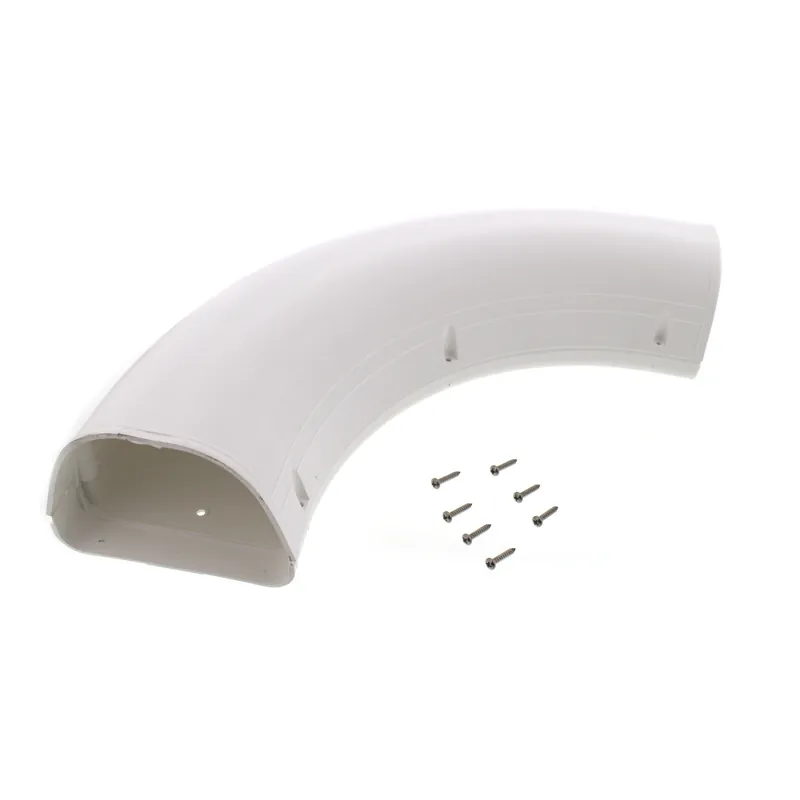 Fortress 84113 4.5 90 Sweep Elbow - LKS122W White
