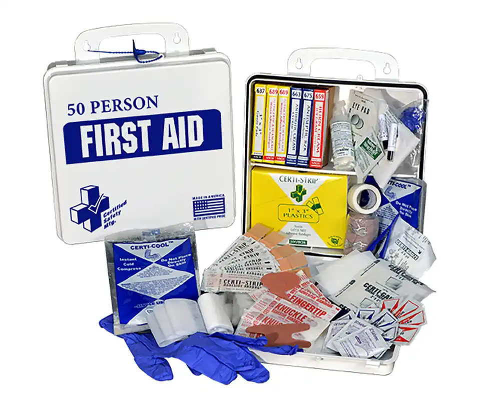 Certified Safety K610033 50 Person Poly First Aid Kit