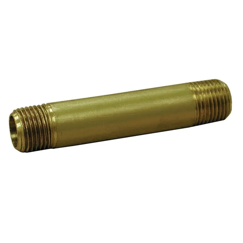 Jones Stephens N20004 1/8 x 3 in. Threaded Red Brass Pipe Nipple
