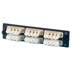 ORTRONICS OFP-SCD12MB 6-SC-Duplex (12 fibers) multimode adapters with phosphor-bronze alignment sleeves