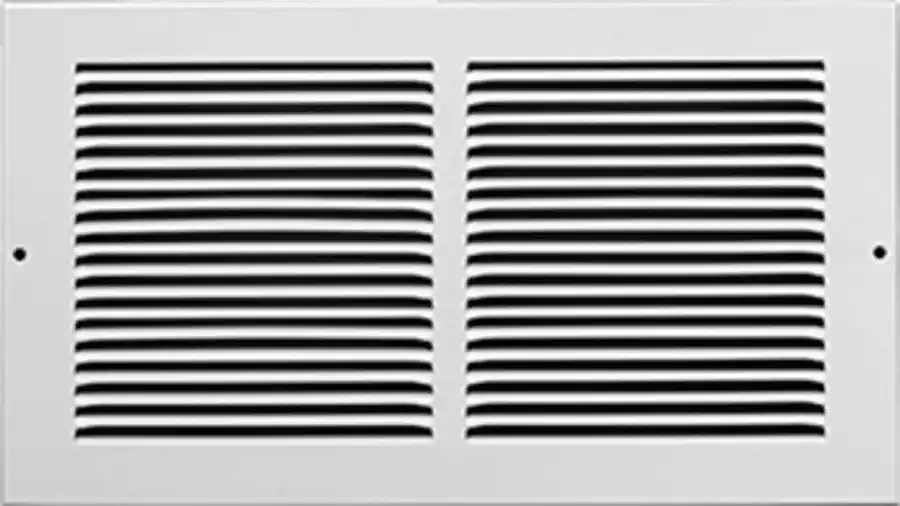 Accord Ventilation Products 5151006WH Return Air Grille 10 x 6 White Steel 1/3 Spacing