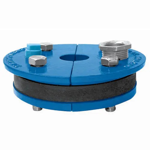 Simmons Manufacturing 112 Cast Iron Single Drop Pipe Split Top Well Seal 4 inch x 1-1/4 inch