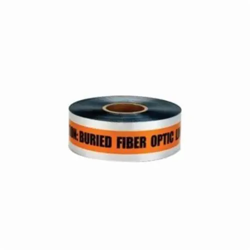 Scotch 051128-57782 Detectable Buried Barricade Tape Orange 6 in x 1000 ft