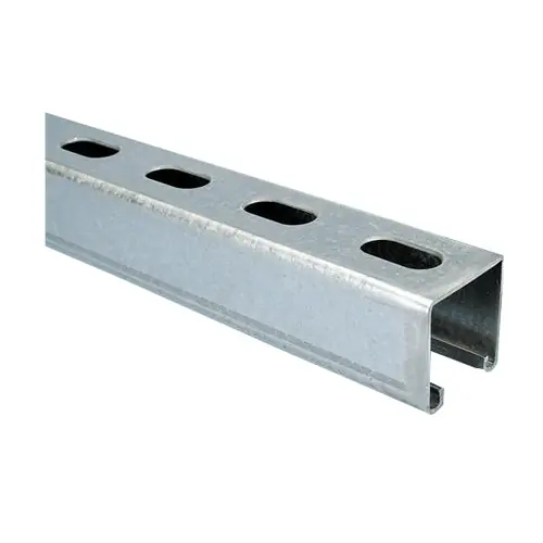 SPS Approved Vendor PSTSHL14 Steel Half Slotted Type A Channel Painted Strut 10 FT