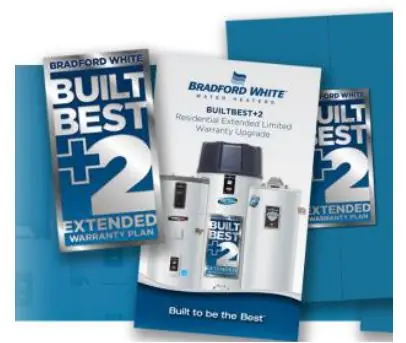 Bradford White 415-53336-02 BuiltBest +2 Water Heater Extended Warranty Upgrade Kit, B Models
