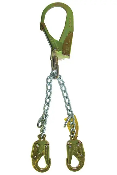 Guardian Fall Protection 1616 24 Rebar Chain Positioning Swivel Lanyard