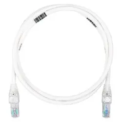 BELDEN CAT1102007 10GX Traceable Patch Cord, Bonded-Pair, 4-Pair, 24 AWG, Solid, CMR, T568A/B-T568A/B, Red, 7 ft