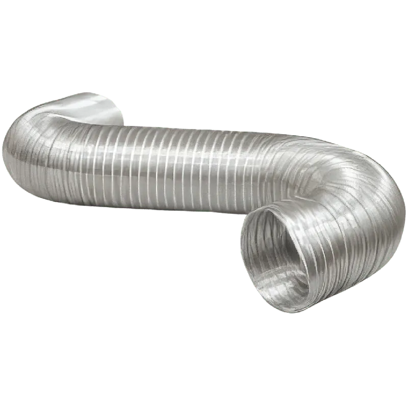 Deflecto AC14027V Non-Crimped Semi-Rigid Flexible Aluminum Duct 7 inch x 8 ft