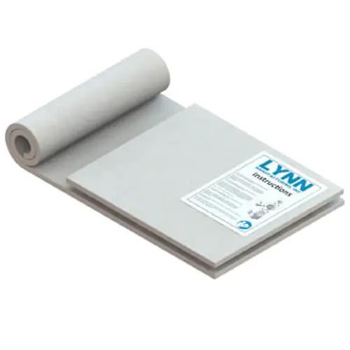 Lynn Manufacturing 1033 Wet Ceramic Fiber Blanket 2300F Rated (48 x 14 x 1/2 & 14 x 16 x 1/2)