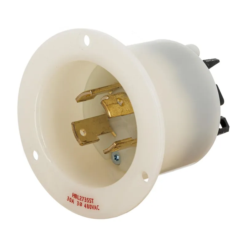 Hubbell HBL2735ST HWDK LKG FLG-INLT 30A 3P