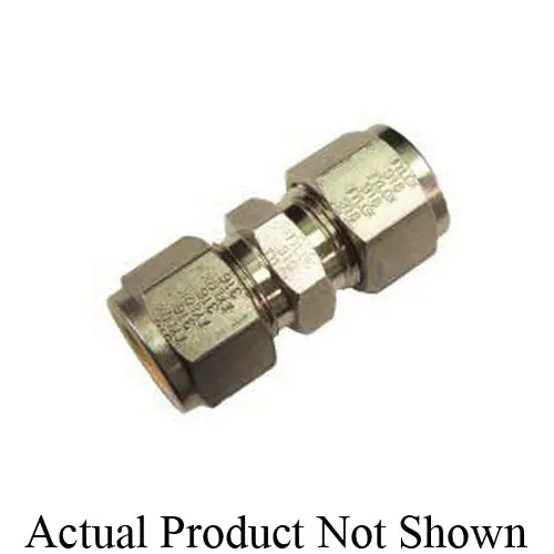 Tylok SS-5-DU DU 5/16 x 1-18/25 in. OD Tube 316 Stainless Steel Double Union