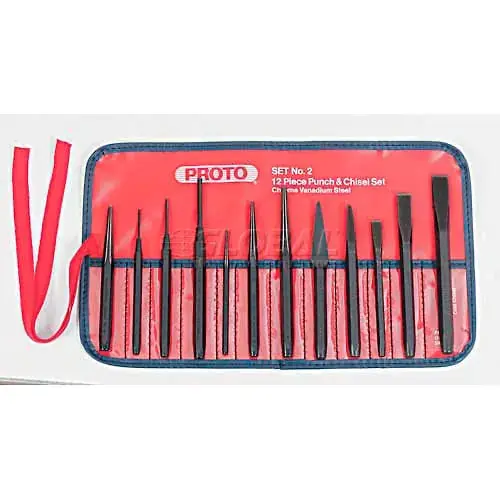 Proto J2S2 Punch & Chisel Set - 12 Piece Set