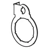 Bosch 7738004950 Gasket Venturi Tube to Fan for SSB Condensing Gas Boiler