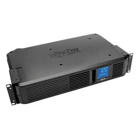 Tripp Lite SMART1500LCD SmartPro Line Interactive Uninterruptible Power Supply, 120 VAC Input, 110/115/120 VAC Output, 900 W, 1500 VA Power Rating, 4.4/11.8 min Backup, 8 Outlets