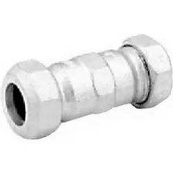 SPS Approved Vendor LGCCJ 1-1/4 inch Galvanized Malleable Iron Long Coupling, Compression x Compression