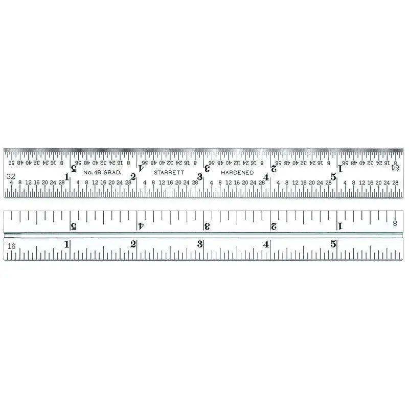 Starrett LSSTA-50080 CB6-4R Combination Square Blade 6 in L
