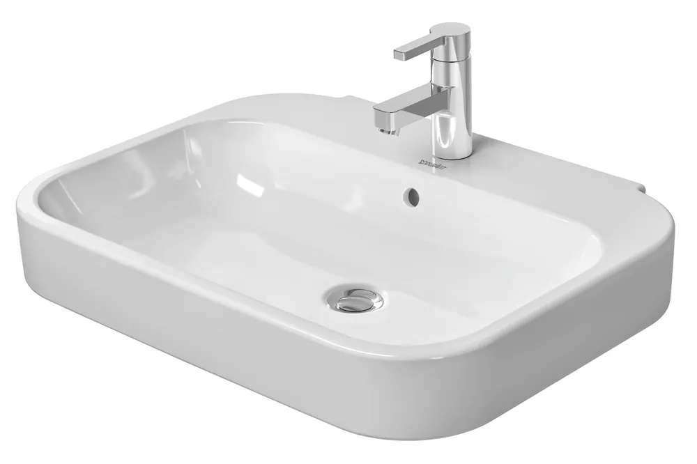 Duravit 2316650000 Happy D.2 25 5/8 Rectangular Wall Mounted Sink