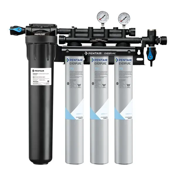 Pentair EV932475 Everpure Insurice Triple PF-7SI Water Filtration System