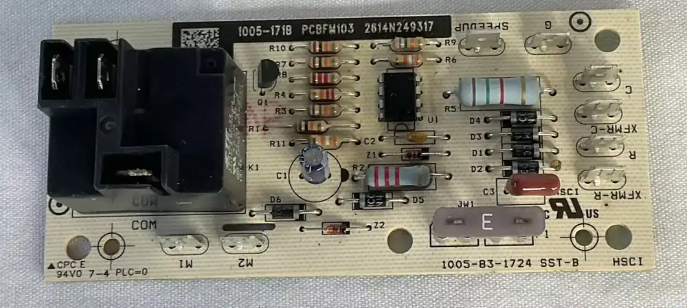 DAIKIN PCBFM103S Fan Blower Control Board Time Delay Relay