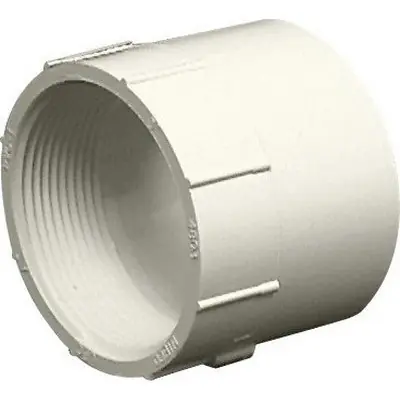 SPS Approved Vendor SDFAS PVC Sewer Adapter 4 inch x 4 inch FIP x Sewer Hub