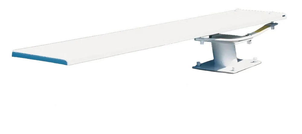 S.R. Smith 68-209-5962 SR Smith 6' Frontier III Diving Board w/ Cantilever 606/608 Jump Stand Radiant White