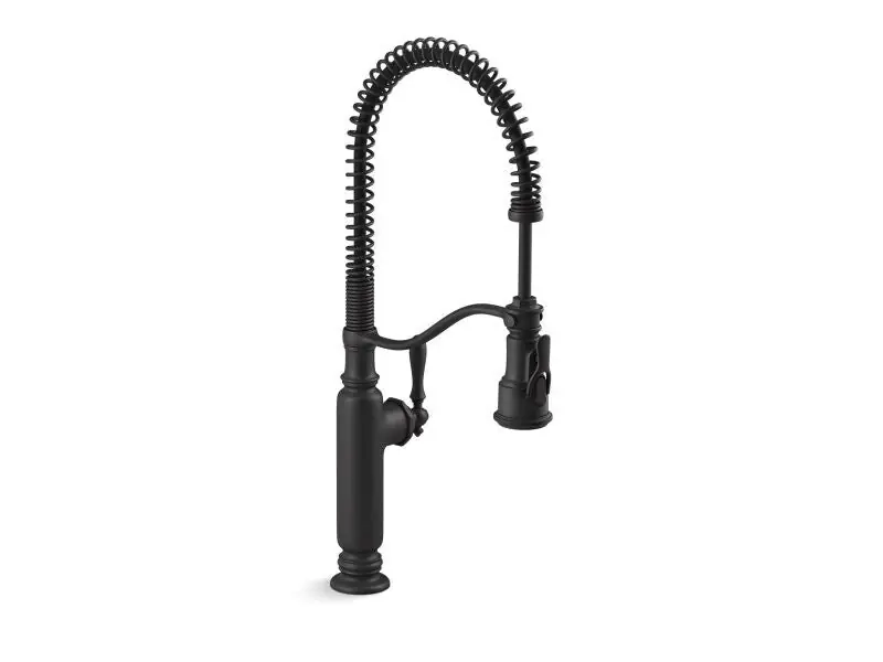 Kohler K-77515-BL Tournant Matte Black Kitchen Faucet