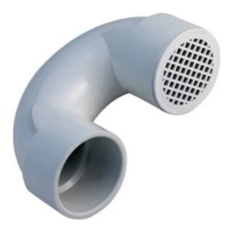 Waterway Plastics 400-4130B U-Bend Sweep Vent Grate Assembly for Pools