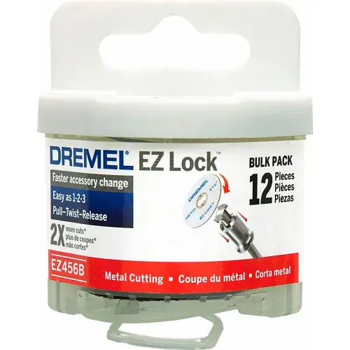 Dremel EZ456B-01 EZ Lock Cut-off Wheel Bulk Pack of 12