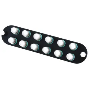 Corning CCH-CP12-H3 Connector Housing With ST Adapters Multimode OM3/4 (12) Simplex Adapters for 12-Strand Fiber