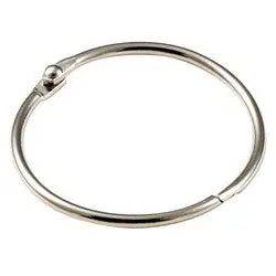 Lucky Line 24602 Key Binder Ring 2 Diameter 1/8 Diameter Thick Steel