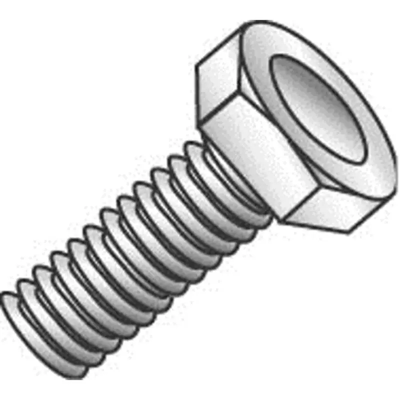 CULLY 55408J 3/8-16 x 1/2IN Tap Bolts, Hex Head, Full Thread, Grade 2, Zinc, 100/Jar