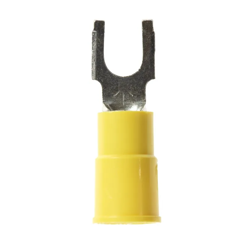 3M 7000133646 Highland Vinyl Insulated Block Fork Terminal BFV10-10Q AWG 12-10 25/bag