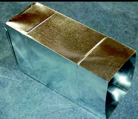 Cody Company 0881562248 15.75 x 22 x 48 Sheet Metal Plenum with 1 Duct Liner